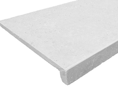 White drop down pool coping tiles, white pool coping, stone pavers melbourne, sydney