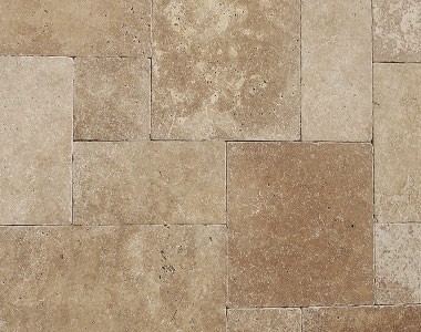 noce travertine french pattern tiles by stone pavers 2
