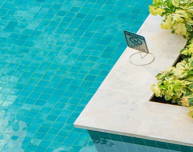 white pool coping tiles, drop face pool coping pavers, stone pavers melbourne, sydney