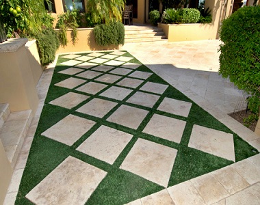 travertine stepping stones