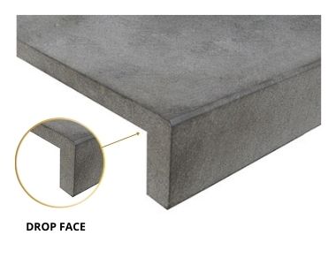 drop face pool coping tile